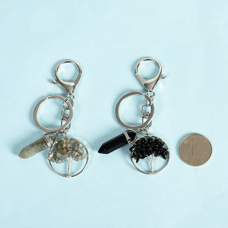 Olivenorma Tree of Life with Prism Gem Healing Keychain - image 20