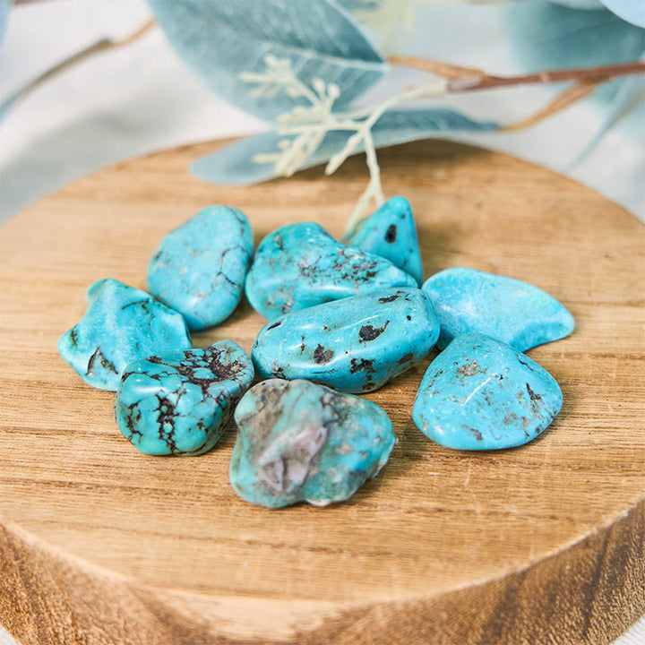 Olivenorma Real Turquoise Reiki Healing Crystal Tumbled Stone - 2-5cm 100g - image 0