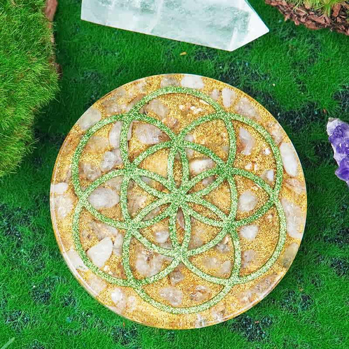 Olivenorma Natural Stone Resin Reiki Treatment Decoration