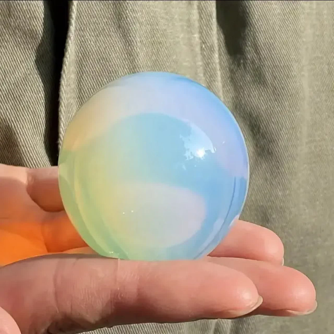 Olivenorma Natural Opalite Crystal Sphere