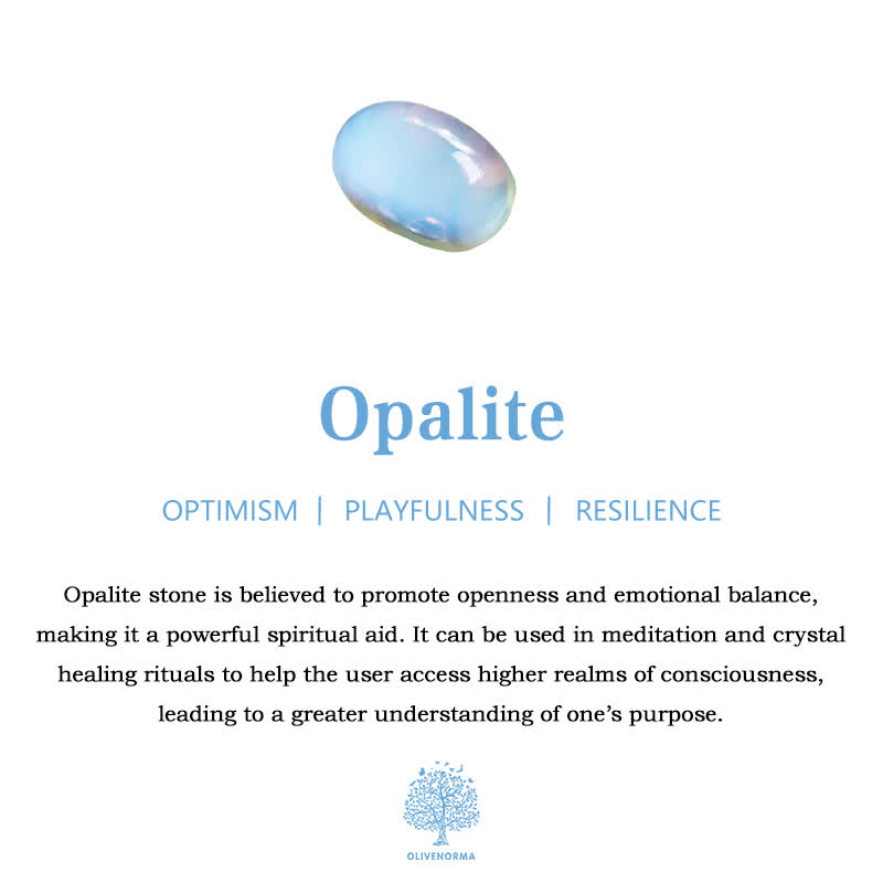 Olivenorma Natural Opalite Crystal Sphere