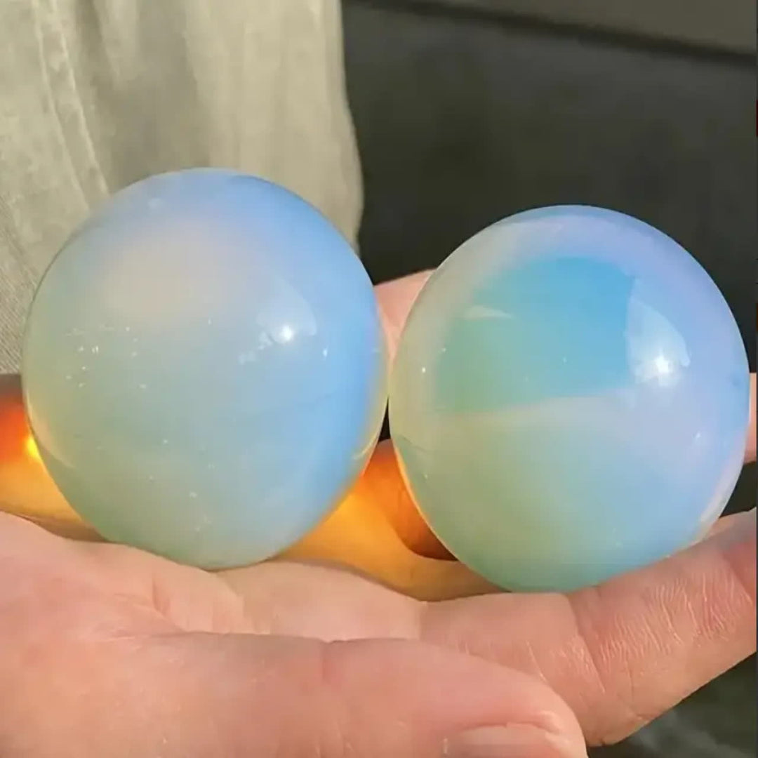 Olivenorma Natural Opalite Crystal Sphere