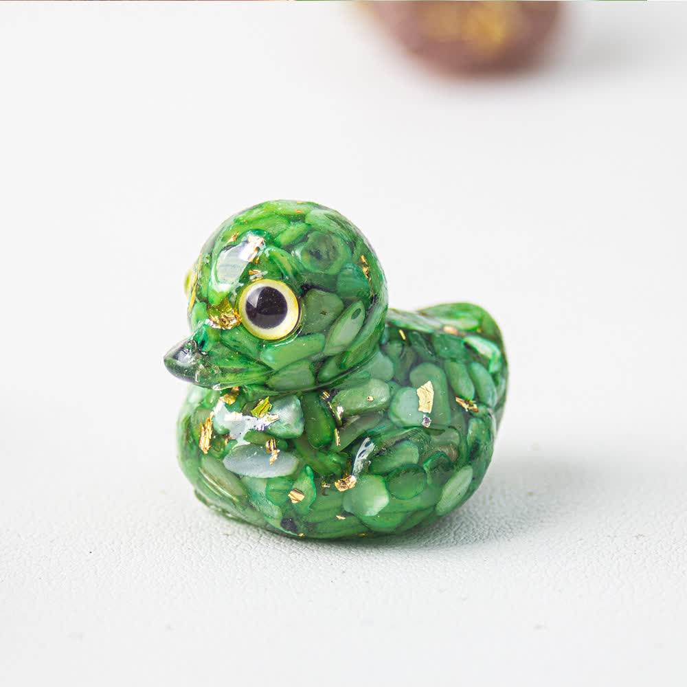 Olivenorma Natural Crystal Resin Duck Gemstone Decoration - image 42