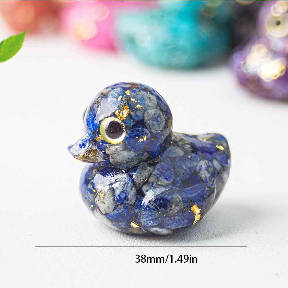 Olivenorma Natural Crystal Resin Duck Gemstone Decoration - image 44