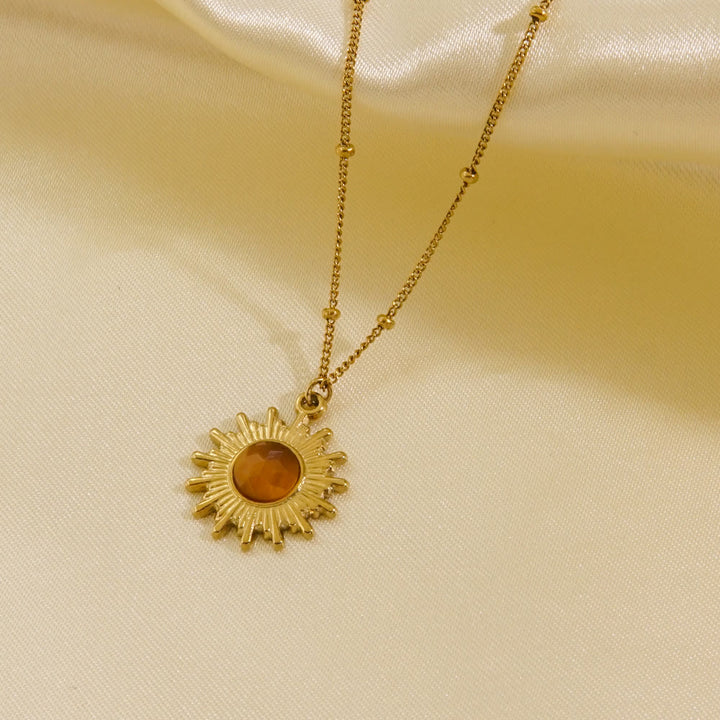 Olivenorma Natural Tiger Eye Pendant Necklace - Tiger Eye#6 - image 12