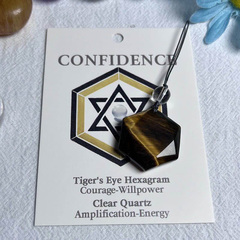 Olivenorma Natural Crystal Metatron's Cube Pendant Keychain