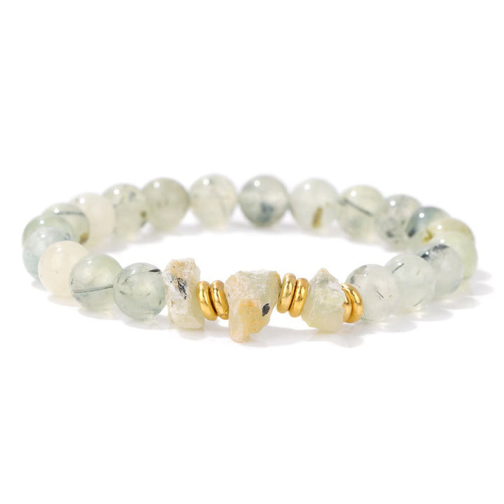 Olivenorma Natural Rough Gemstone Beaded Bracelet