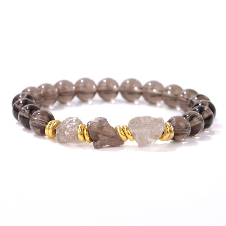 Olivenorma Natural Rough Gemstone Beaded Bracelet