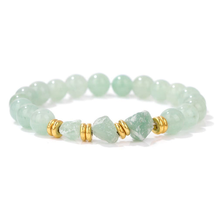 Olivenorma Natural Rough Gemstone Beaded Bracelet