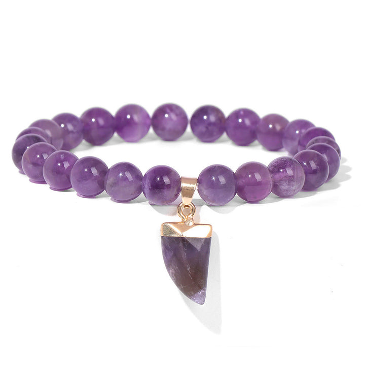 Olivenorma Natural Stone Polish Round Beaded Healing Bracelet