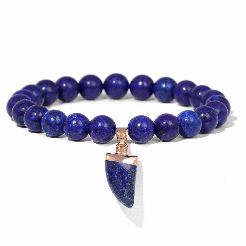 Olivenorma Natural Stone Polish Round Beaded Healing Bracelet