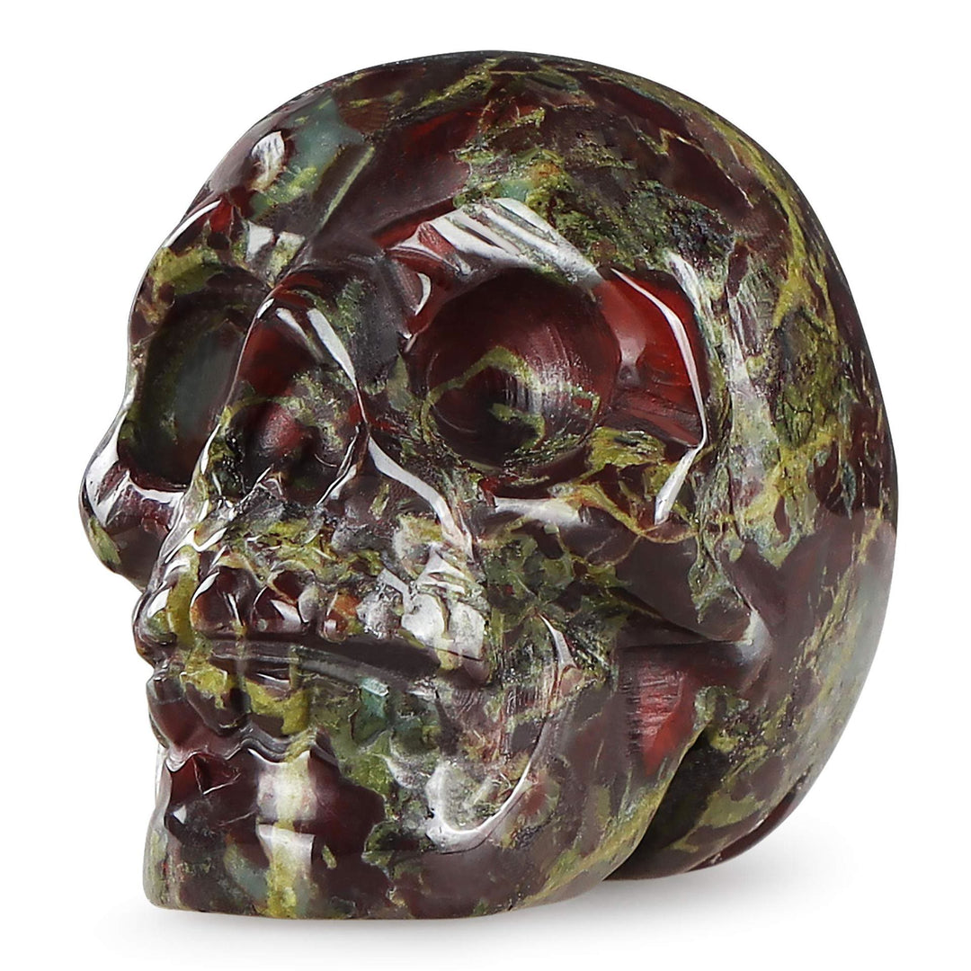 Olivenorma Natural Clear Crystal Gemstone Decoration Crystal Skull