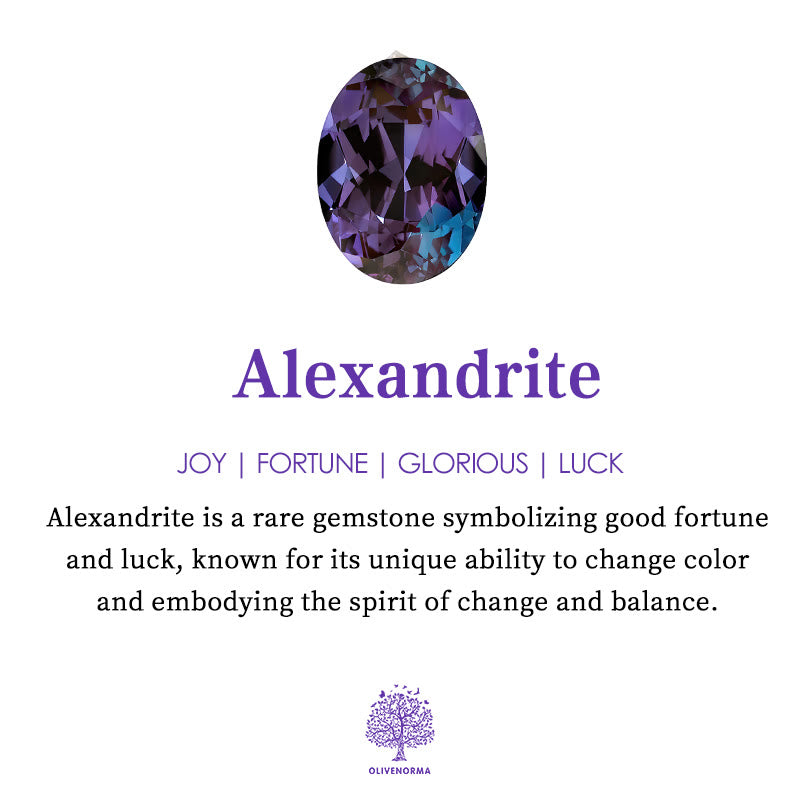 Olivenorma Natural Alexandrite Geometric Strip Ring - image 6