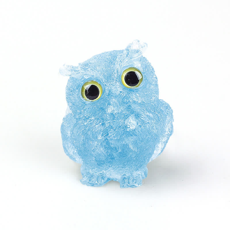 FREE Today: Wise Guardian Crystal Owl Figurine Gemstone Decoration - Aquamarine+Yellow Eye - 2.08''(L) * 1.57''(W) * 1.45''(H) - With Card - image 29