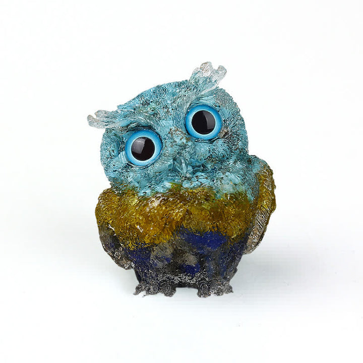 FREE Today: Natural Crystal Owl Healing Gemstone Decoration - Turquoise+Citrine+Lapis Lazuli - image 73