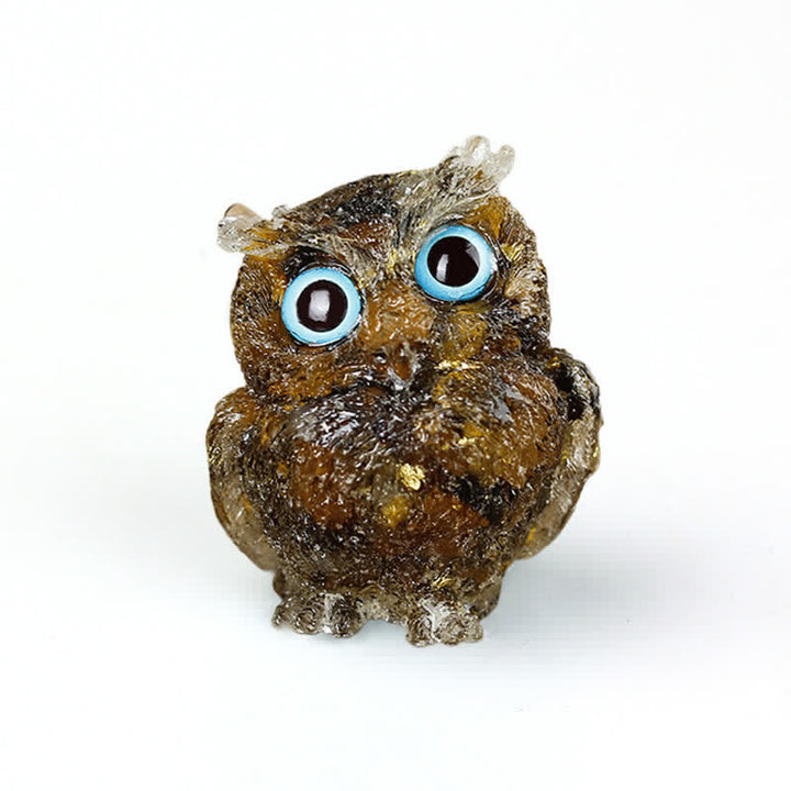 FREE Today: Natural Crystal Owl Healing Gemstone Decoration - Tiger Eye+Foil - image 4