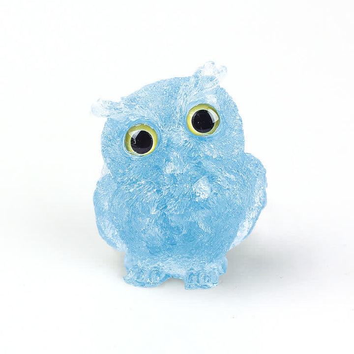 FREE Today: Natural Crystal Owl Healing Gemstone Decoration - Aquamarine+Yellow Eye - image 27
