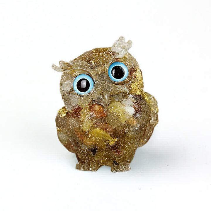 FREE Today: Natural Crystal Owl Healing Gemstone Decoration - Yellow Jade - image 53