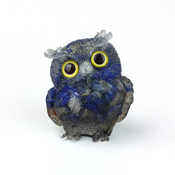FREE Today: Natural Crystal Owl Healing Gemstone Decoration - Lapis Lazuli+Yellow Eye - image 30