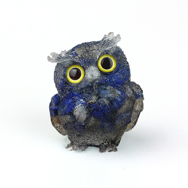 FREE Today: Natural Crystal Owl Healing Gemstone Decoration - Lapis Lazuli+Yellow Eye - image 29