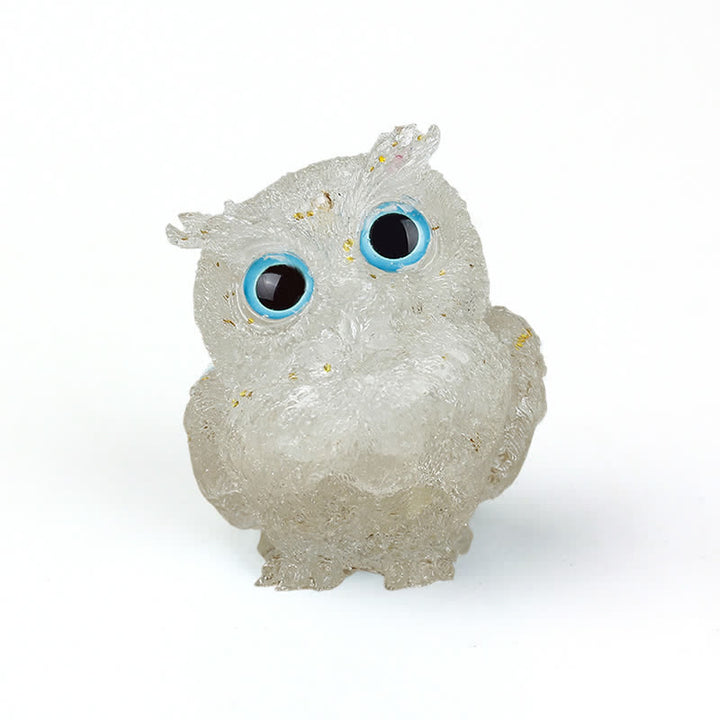 FREE Today: Wise Guardian Crystal Owl Figurine Gemstone Decoration - Clear Crystal - 2.08''(L) * 1.57''(W) * 1.45''(H) - With Card - image 57