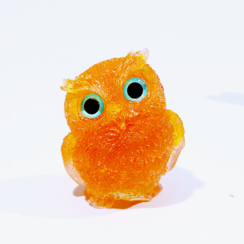 FREE Today: Natural Crystal Owl Healing Gemstone Decoration - Citrine#Blue Eye - image 40