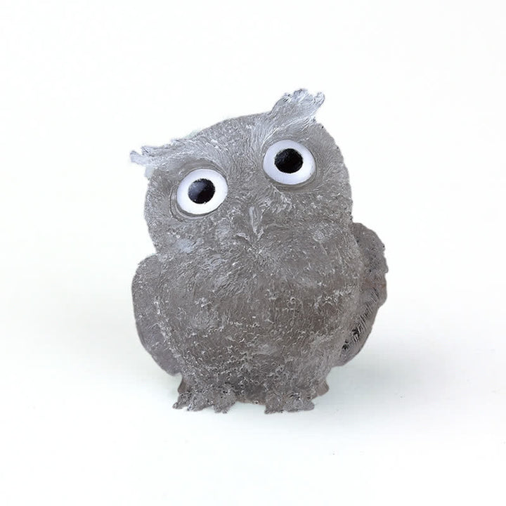 FREE Today: Natural Crystal Owl Healing Gemstone Decoration - Clear Crystal#White Eye - image 56