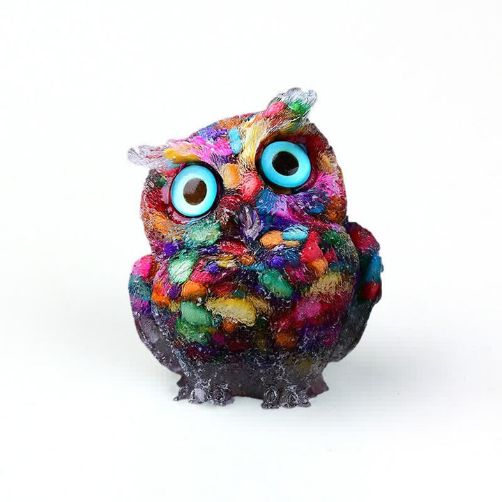 FREE Today: Natural Crystal Owl Healing Gemstone Decoration - Colorful Narce#Blue Eye - image 70
