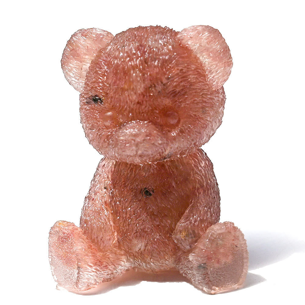 Olivenorma Crystal Epoxy Bear Gemstone Decoration