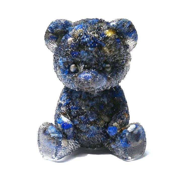 Olivenorma Crystal Epoxy Bear Gemstone Decoration