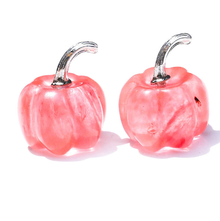 Olivenorma 2cm Natural Crystal Pumpkin Carving Gemstone Decoration - image 21
