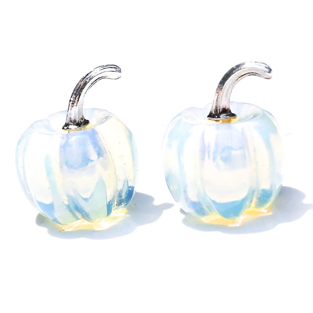 Olivenorma 2cm Natural Crystal Pumpkin Carving Gemstone Decoration - image 17