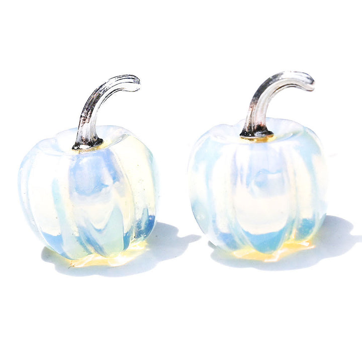 Olivenorma 2cm Natural Crystal Pumpkin Carving Gemstone Decoration - image 17