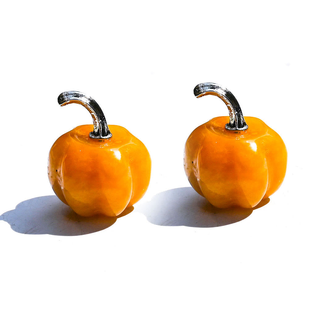 Olivenorma 2cm Natural Crystal Pumpkin Carving Gemstone Decoration - image 29