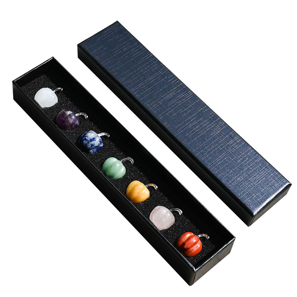 Olivenorma 2cm Natural Crystal Pumpkin Carving Gemstone Decoration - image 32