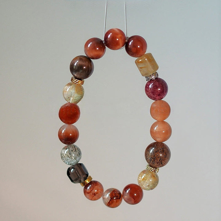 Olivenorma "Lucky Koi" Natural Stone Beads Bracelet