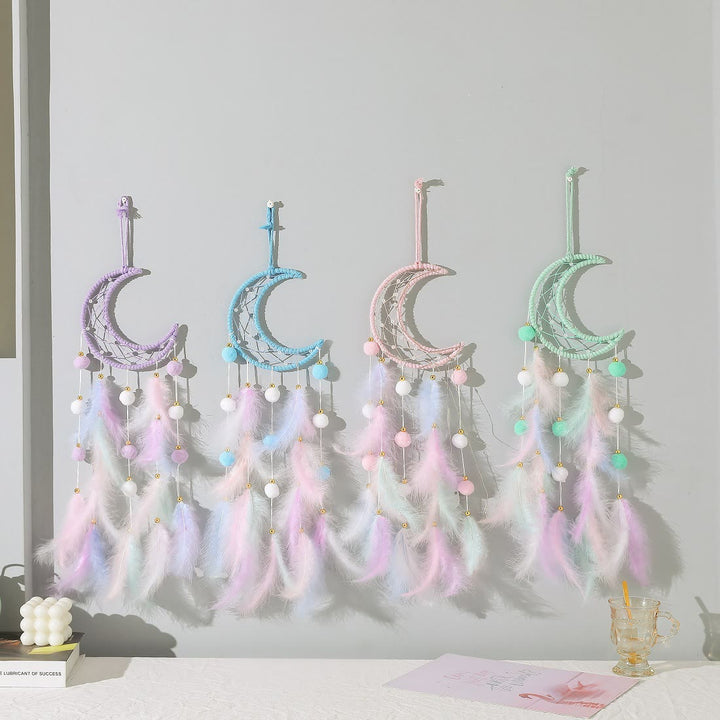 Olivenorma Cute Color Cat Moon And Stars Dream Catcher