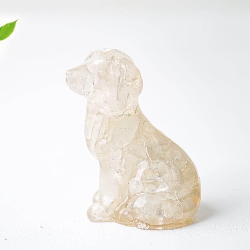 Olivenorma Crystal Gravel Epoxy Labrador Gemstone Decoration