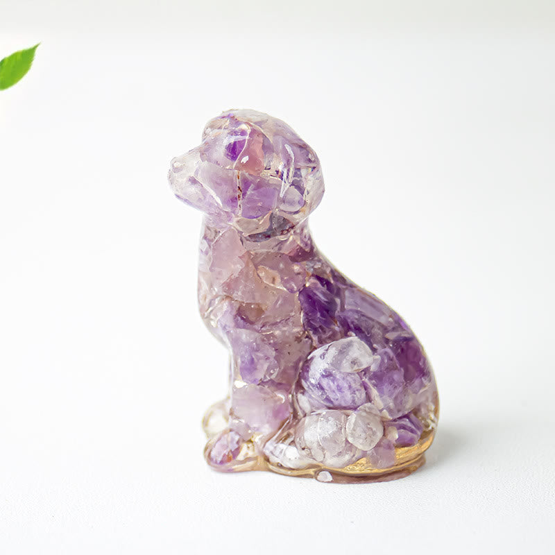 Olivenorma Crystal Gravel Epoxy Labrador Gemstone Decoration - image 2