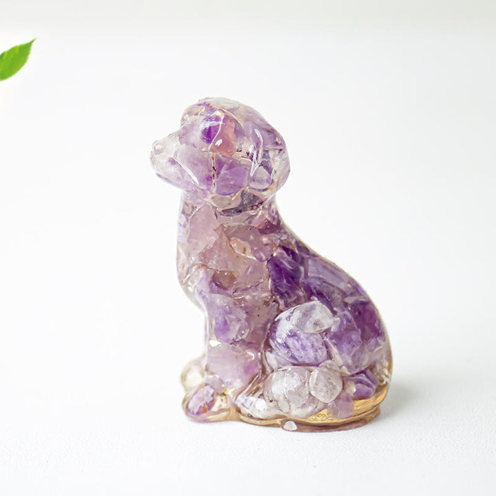 Olivenorma Crystal Gravel Epoxy Labrador Gemstone Decoration - image 2
