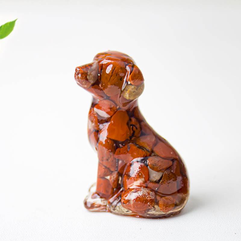 Olivenorma Crystal Gravel Epoxy Labrador Gemstone Decoration - image 30