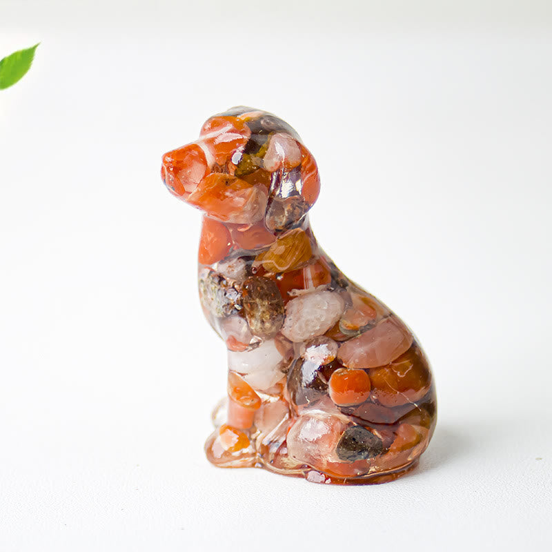 Olivenorma Crystal Gravel Epoxy Labrador Gemstone Decoration - image 28