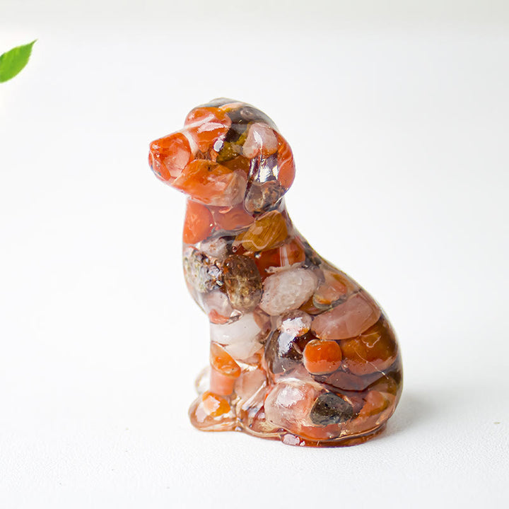 Olivenorma Crystal Gravel Epoxy Labrador Gemstone Decoration - image 28