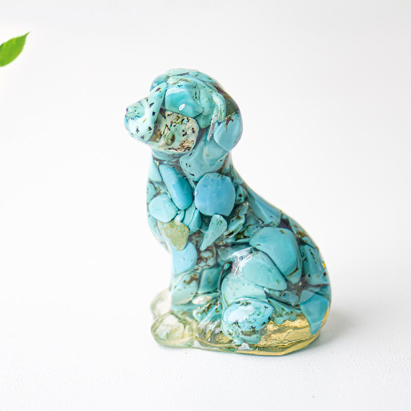 Olivenorma Crystal Gravel Epoxy Labrador Gemstone Decoration - image 42