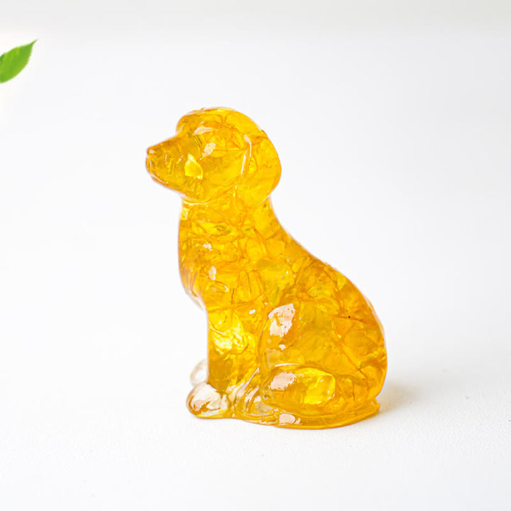 Olivenorma Crystal Gravel Epoxy Labrador Gemstone Decoration - image 8