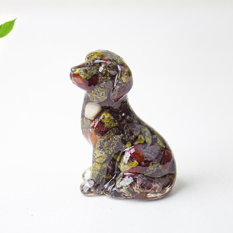 Olivenorma Crystal Gravel Epoxy Labrador Gemstone Decoration - image 12