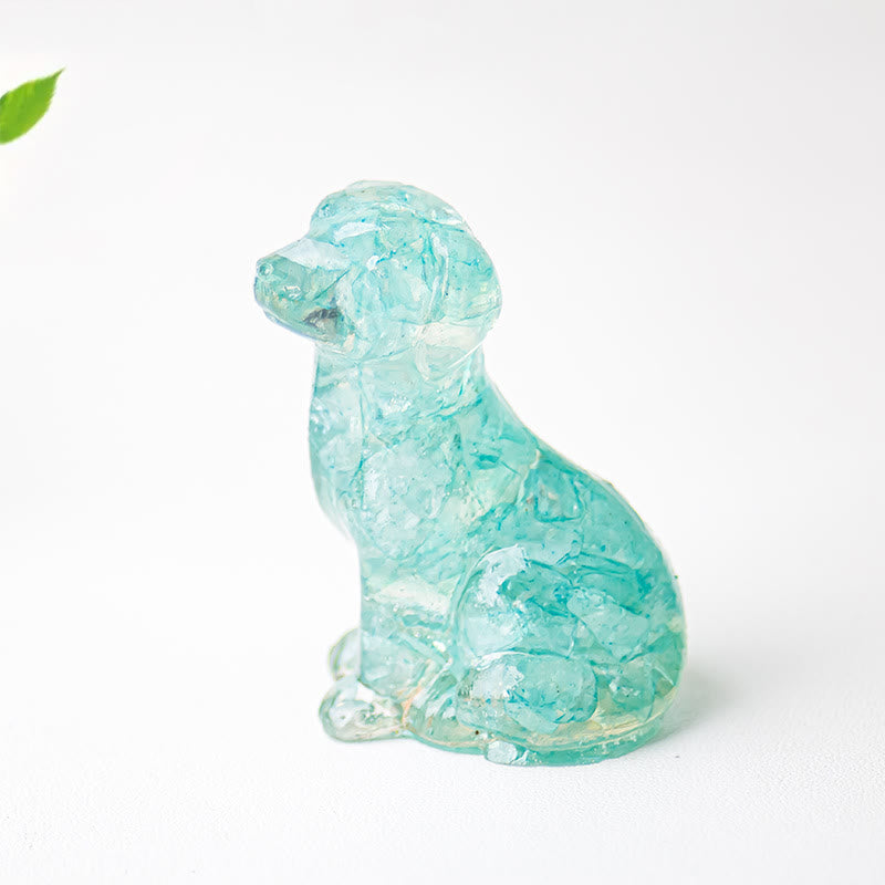 Olivenorma Crystal Gravel Epoxy Labrador Gemstone Decoration - image 4