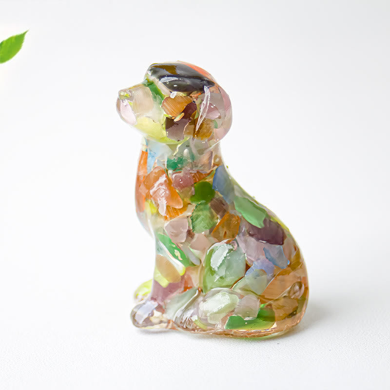 Olivenorma Crystal Gravel Epoxy Labrador Gemstone Decoration - image 6