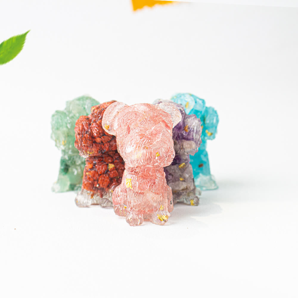 Olivenorma Crystal Gravel Epoxy Schnauzer Gemstone Decoration - image 37