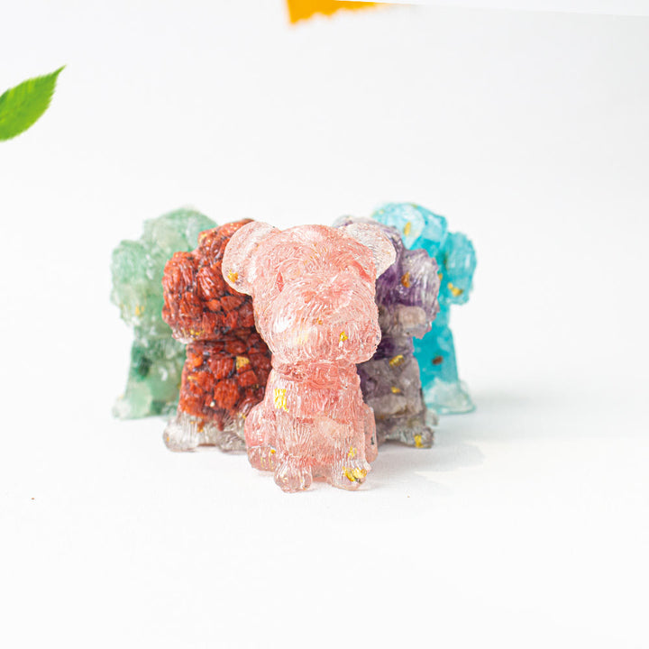 Olivenorma Crystal Gravel Epoxy Schnauzer Gemstone Decoration - image 37